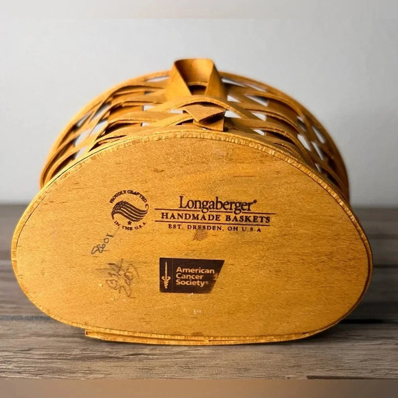 Longaberger 2007 brown Horizon of Hope American Cancer Society USA - Picture 2 of 5